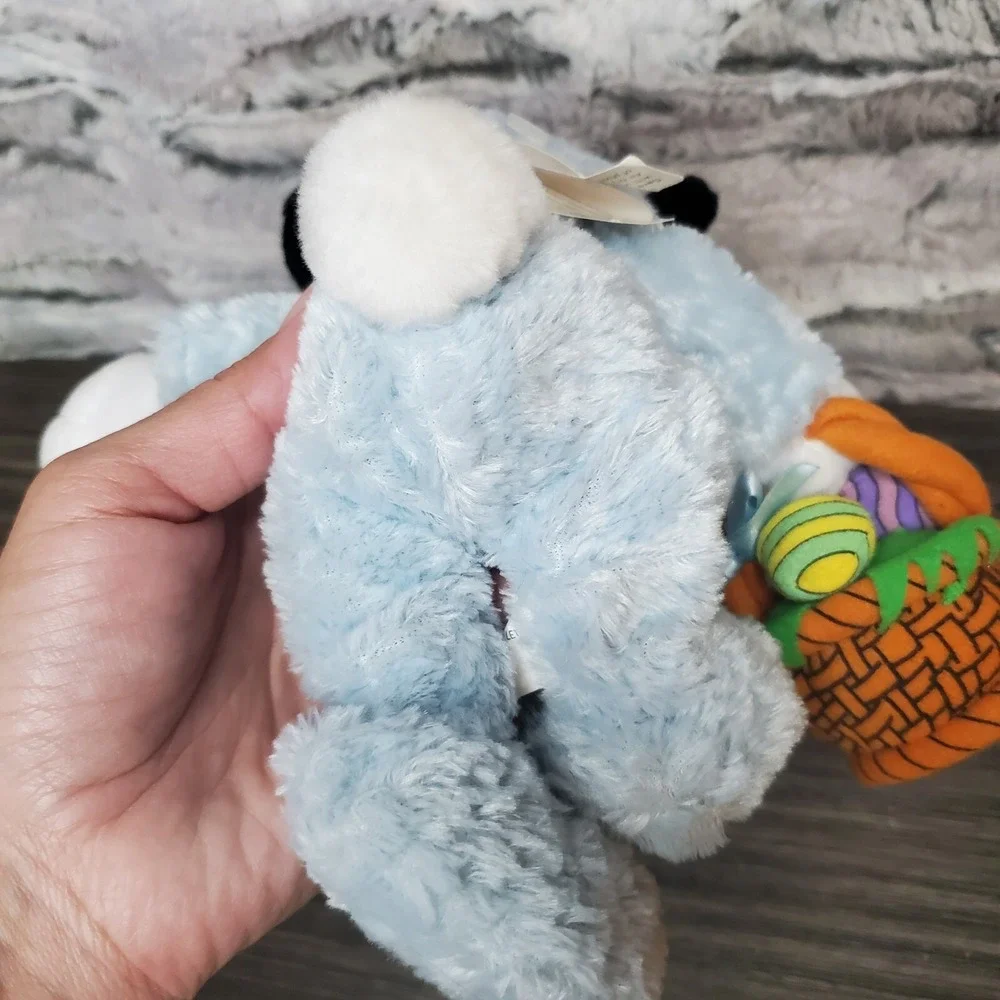 Disneyland  Mickey Mouse Easter Plush In Blue Bunny Suit With‎ Eggs / Basket 10
